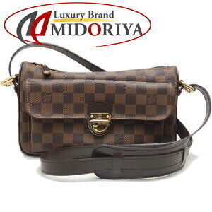 Louis Vuitton Damier Ravello Shoulder Bag Ebene Brown
